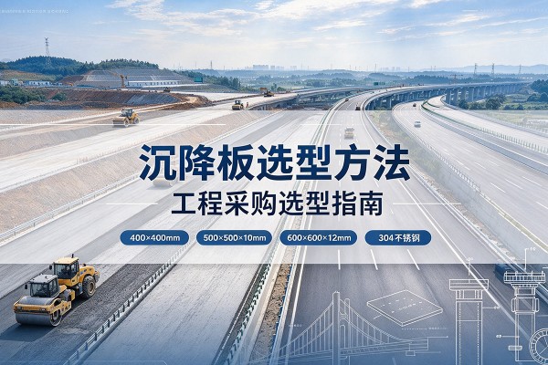 会同沉降板选择方法
