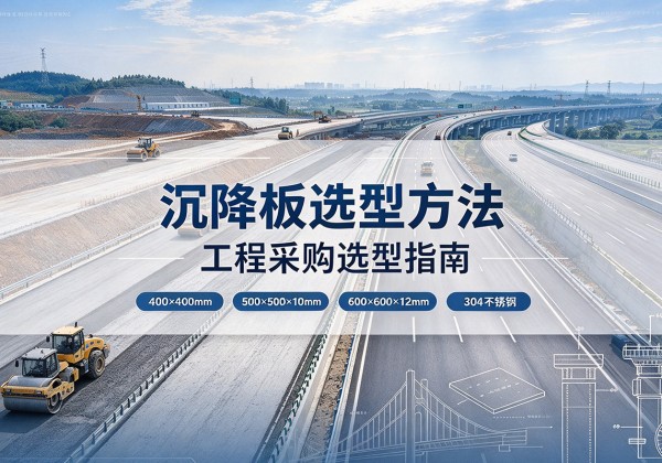 会同沉降板选择方法